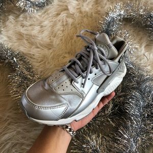 Silver Nike Air Hurache